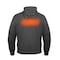 Mobile Warming Men's Full-Zip Heated Hoodie, Phase Plus, 4 Settings, Up to 10 hr Time, Zipper Closure, Dark Grey MWMJ18220320 - alternate 2